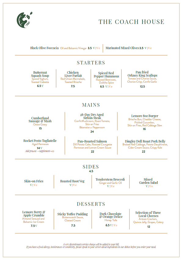 The Lemore Estate The Coach House menu.png